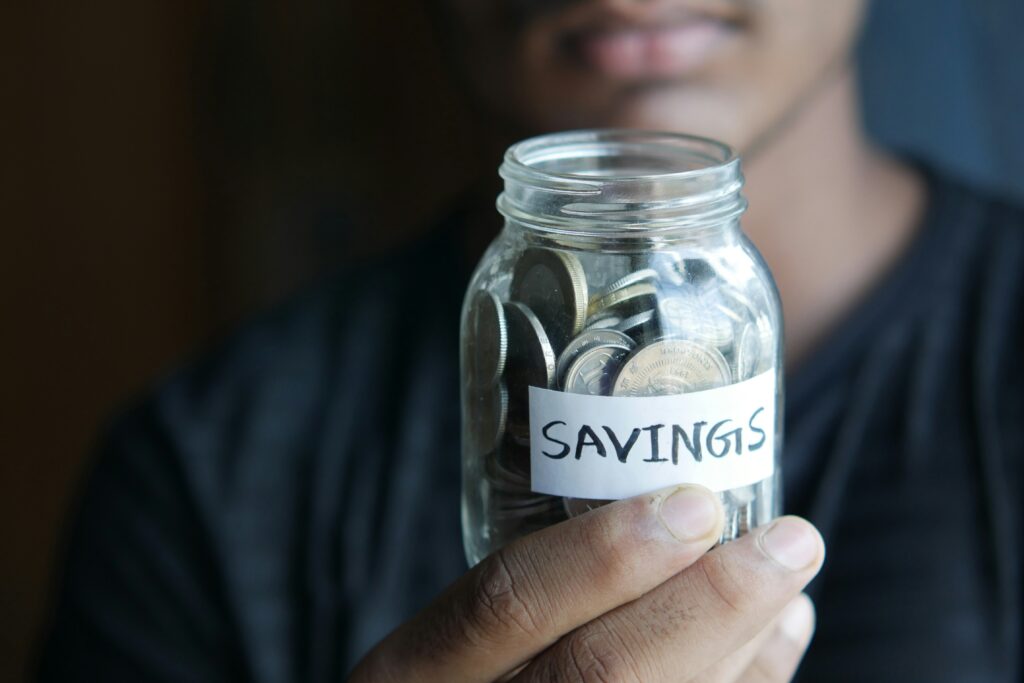 A Savings jar for saving money